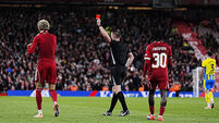 Liverpool boss Arne Slot fumes at Hugo Ekitike over ‘stupid’ red card