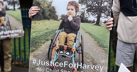 HSE boss apologises to Harvey’s parents for being ‘let down’ by system