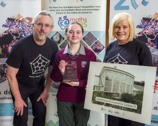 Luisa Foley who placed in the top three in the u14 category