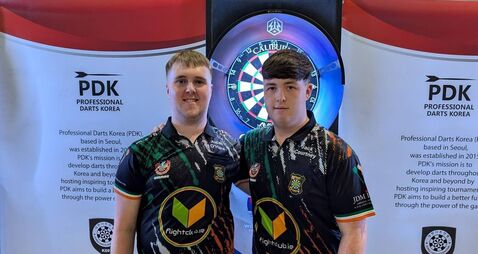 Courtney makes pairs final at Darts World Cup