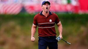 Europe three points away from winning Ryder Cup outright after fiery day two