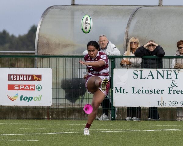 Tullow's new singing and Samoan international France Bloomfield who has taking over the kicking duties.