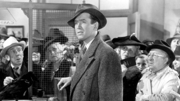 James Stewart in the iconic film 'It's a wonderful life' (1946)
