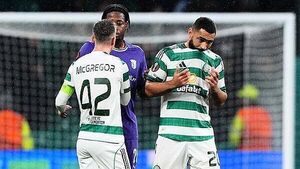 Celtic beaten by Braga after baffling handball call Celtic beaten by Braga after baffling handball call