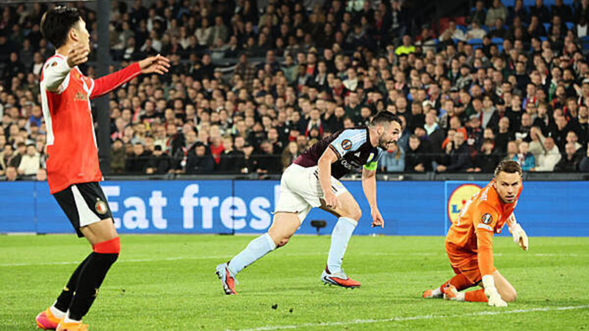John McGinn scores again as Aston Villa see off Feyenoord in Europa League