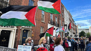 Thousands call for sanctions on Israel during Dublin rally Thousands call for sanctions on Israel during Dublin rally