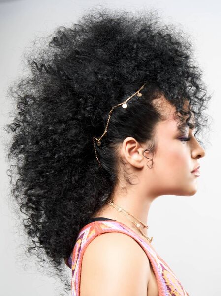 Danielle O'Sullivan, Vanilla Hair Design, placed third in the 'Textured' category
