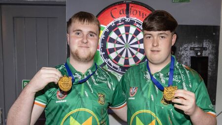 Carlow Youth Darts homecoming for darting heroes