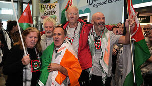 Irish activists arrive home after Israeli detention