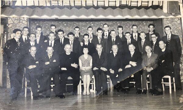 Margaret O'Rourke (née Perkins), who celebrated her 90th birthday on Saturday last, pictured in 1958 as the only female member of staff at 'The Nationalist' newspaper, Carlow. The occasion, in the former Crofton Hotel, now the Seven Oaks Hotel, was the 75th anniversary of the founding of 'The Nationalist' Margaret O'Rourke (née Perkins), who celebrated her 90th birthday on Saturday last, pictured in 1958 as the only female member of staff at 'The Nationalist' newspaper, Carlow. The occasion, in the former Crofton Hotel, now the Seven Oaks Hotel, was the 75th anniversary of the founding of 'The Nationalist'
