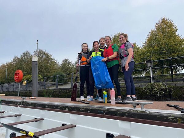 Members of the Carlow Dragon Boat Club took part in a clean-up of the River Barrow Members of the Carlow Dragon Boat Club took part in a clean-up of the River Barrow