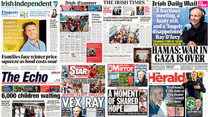 What the papers say: Friday's front pages What the papers say: Friday's front pages