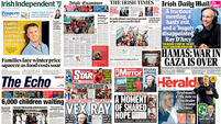 What the papers say: Friday's front pages