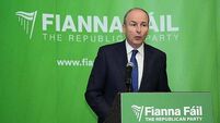 Micheál Martin tells Fianna Fáil he is ‘deeply sorry’ after Jim Gavin withdrawal