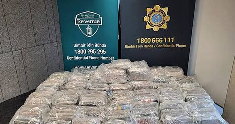 Man (50s) arrested following €10.5m of cocaine seized in Co Wexford