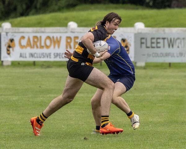 Carlow's Sean Quinlan put in a Man of the Match performance against Clondalkin. Carlow's Sean Quinlan put in a Man of the Match performance against Clondalkin.