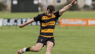 <p>Co Carlow's Ben Crootty was in fine form against Clondalkin at Oak Park.</p>