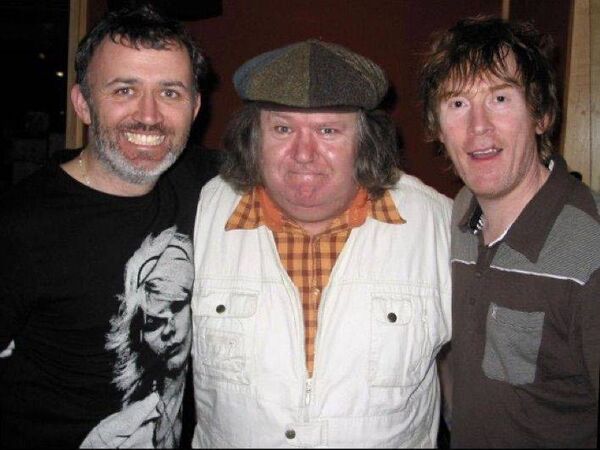 With comedians, Tommy Tiernan and Hector Ó hEochagáin With comedians, Tommy Tiernan and Hector Ó hEochagáin