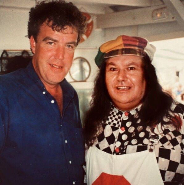 With broadcaster Jeremy Clarkson With broadcaster Jeremy Clarkson