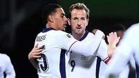 Harry Kane double leads England to World Cup with rout of Latvia