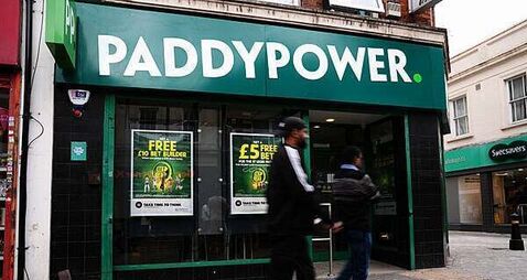 Paddy Power to shut 57 shops in Ireland and UK with almost 250 jobs at risk