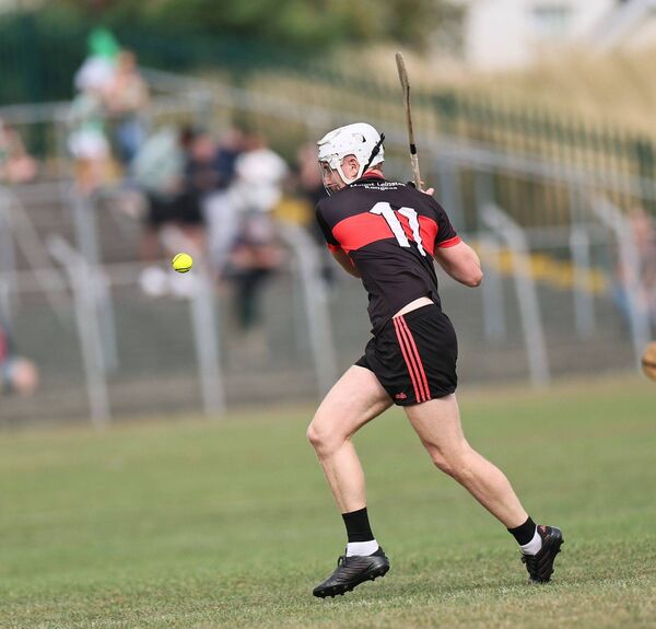 Jon Nolan lines up a shot for Mount Leinster Rangers Photo: Pat Ahern Jon Nolan lines up a shot for Mount Leinster Rangers Photo: Pat Ahern