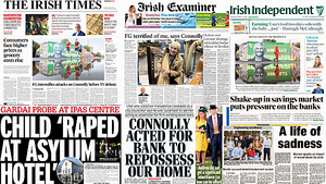What the papers say: Tuesday's front pages What the papers say: Tuesday's front pages