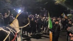 Animal welfare charity condemns use of horses in Citywest protest Animal welfare charity condemns use of horses in Citywest protest