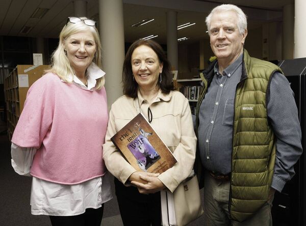 Eilish Langton with Madalín Mhic Lochlainn and Robert McLoughlin