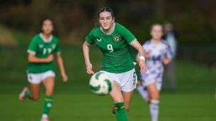 <p>Ciara Milton and the Republic of Ireland U17s begin their UEFA European Women’s Championship Round 1 Qualifiers in Frankfurt Photo: Stephen McCarthy/Sportsfile</p>