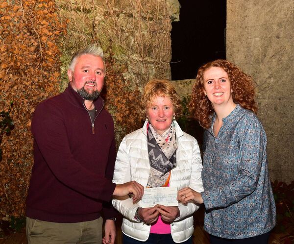 Trish Doyle with Catherine and Eric Osborne representing Rathanna Village Group Trish Doyle with Catherine and Eric Osborne representing Rathanna Village Group