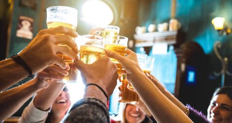 Irish people are having the craic but not in Ireland 