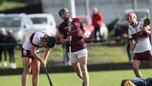 <p>John Murphy celebrates a goal that proved decisive for Naomh Bríd in Clonkill on Saturday Photo: Pat Ahern</p> <p>John Murphy celebrates a goal that proved decisive for Naomh Bríd in Clonkill on Saturday Photo: Pat Ahern</p>
