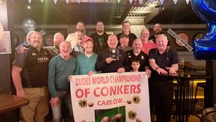 <p>A group of friends have revitalised the schoolyard game of conkers in Carlow </p>