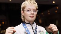Saoirse (12) fought her way to world top rankings in Muay Thai