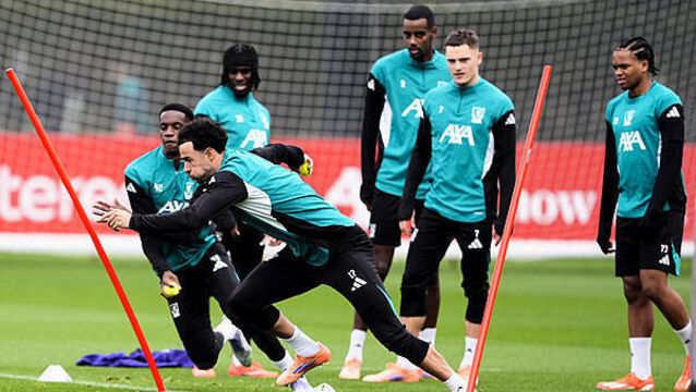 Curtis Jones returns to training for Liverpool but Alexander Isak remains absent