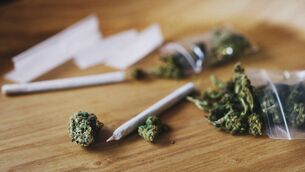 <p>€300 of cannabis was seized.</p>