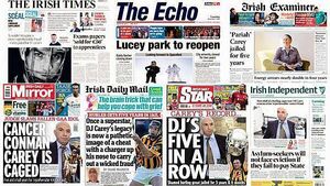 What the papers say: Tuesday's front pages