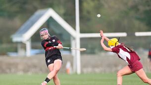 <p>Roisín Joyce adds another score as Mount Leinster Rangers beat Bunclody. Photo: Pat Ahern.</p> <p>Roisín Joyce adds another score as Mount Leinster Rangers beat Bunclody. Photo: Pat Ahern.</p>