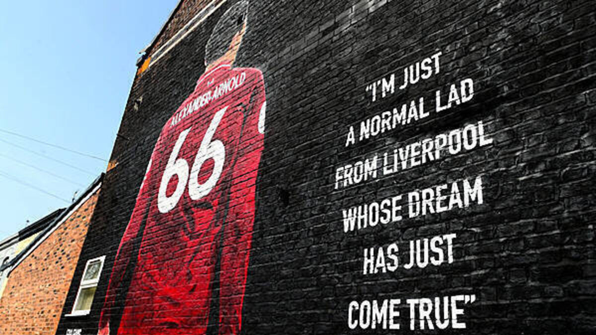 Trent Alexander-Arnold mural vandalised ahead of Anfield return with Real Madrid