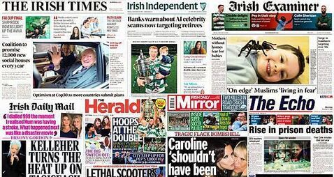What the papers say: Monday's front pages