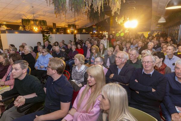 Part of the large crowd who attended Richie Kavanagh's book launch in the Arboretum