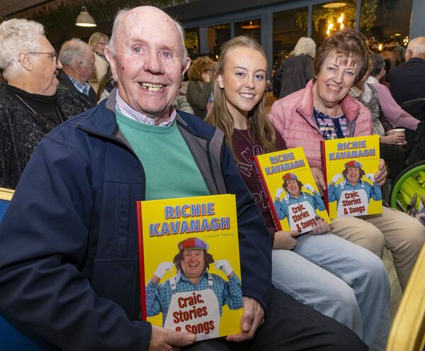 John and Mary Meaney with their granddaughter Alannah O'Neil