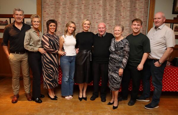 Joan and Ber Hennessy with family