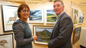 Hospice benefits from Barrow Valley Art Group’s exhibition