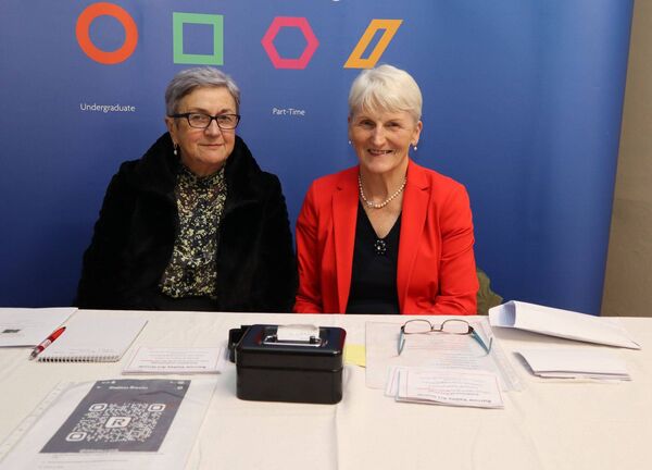 Anne McMahon and June Farrell representing County Carlow Hospice