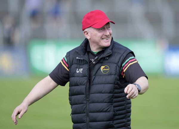 Tom Mullally during Carlow's 2024 Leinster Senior Hurling Championship campaign against Kilkenny at Netwatch Cullen Park. Photo: ©INPHO/James Lawlor Tom Mullally during Carlow's 2024 Leinster Senior Hurling Championship campaign against Kilkenny at Netwatch Cullen Park. Photo: ©INPHO/James Lawlor