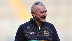 <p>A very happy Tom Mullally during the 2023 Joe McDonagh Cup Final as Carlow defeated Offaly in Croke Park. Photo: ©INPHO/Tom Maher</p>