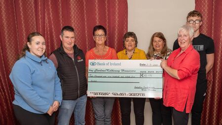 Tireless Ardattin fundraisers donate much-needed €10,000 to Carlow Kilkenny Homecare Team