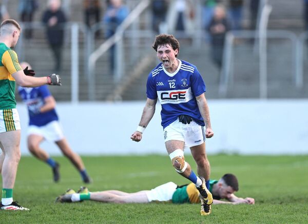 James Dowling celebrates scoring a crucial county final goal Photo: Pat Ahern James Dowling celebrates scoring a crucial county final goal Photo: Pat Ahern